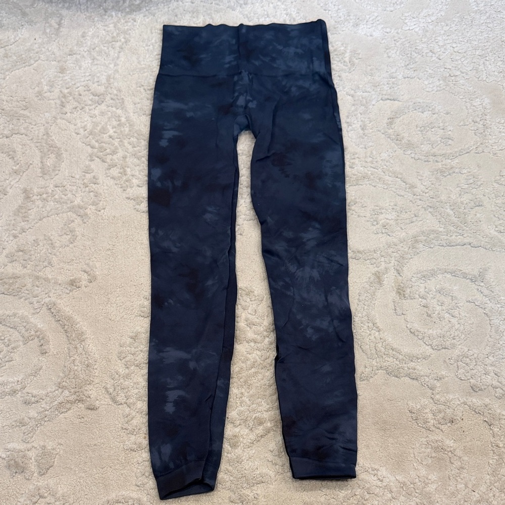 SPANX Seamless Blue High-Waist Leggings